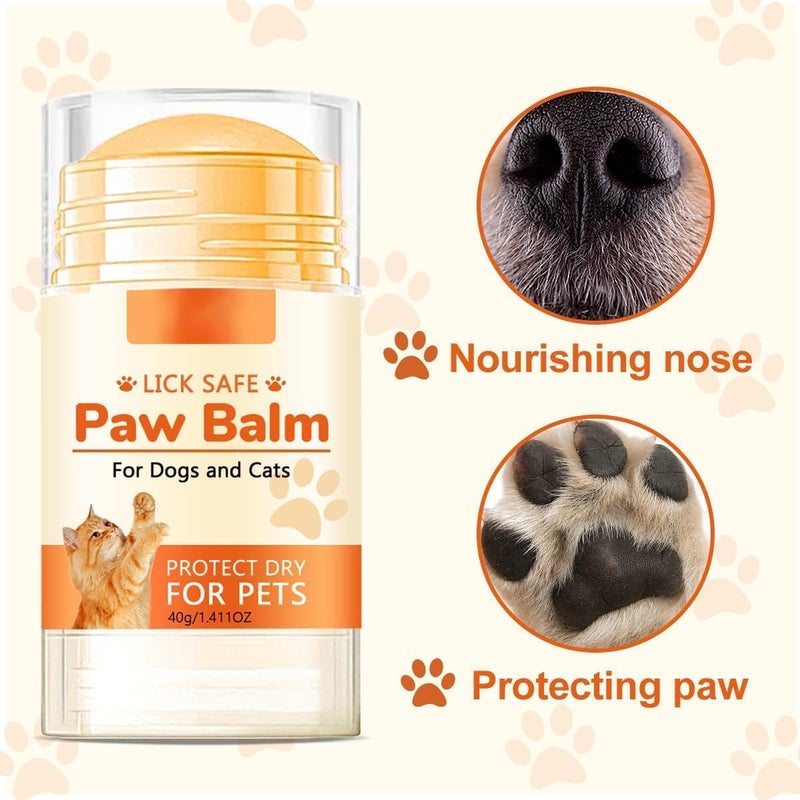 Fejytor 2pc Dog Paw Balm for Cracked Paws, Natural Paw Stick, Pet Paw Cream, Butter, Wax, Moisturizer & Protection for Dog Feet, Foot Pads, Relieve Dog's Pain, Heals, Repairs, Dry, Effective, Safe - Image 5