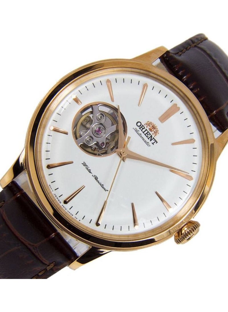 ORIENT - Men's Automatic Skeleton Leather Strap Watch RA-AG0003S - Image 1