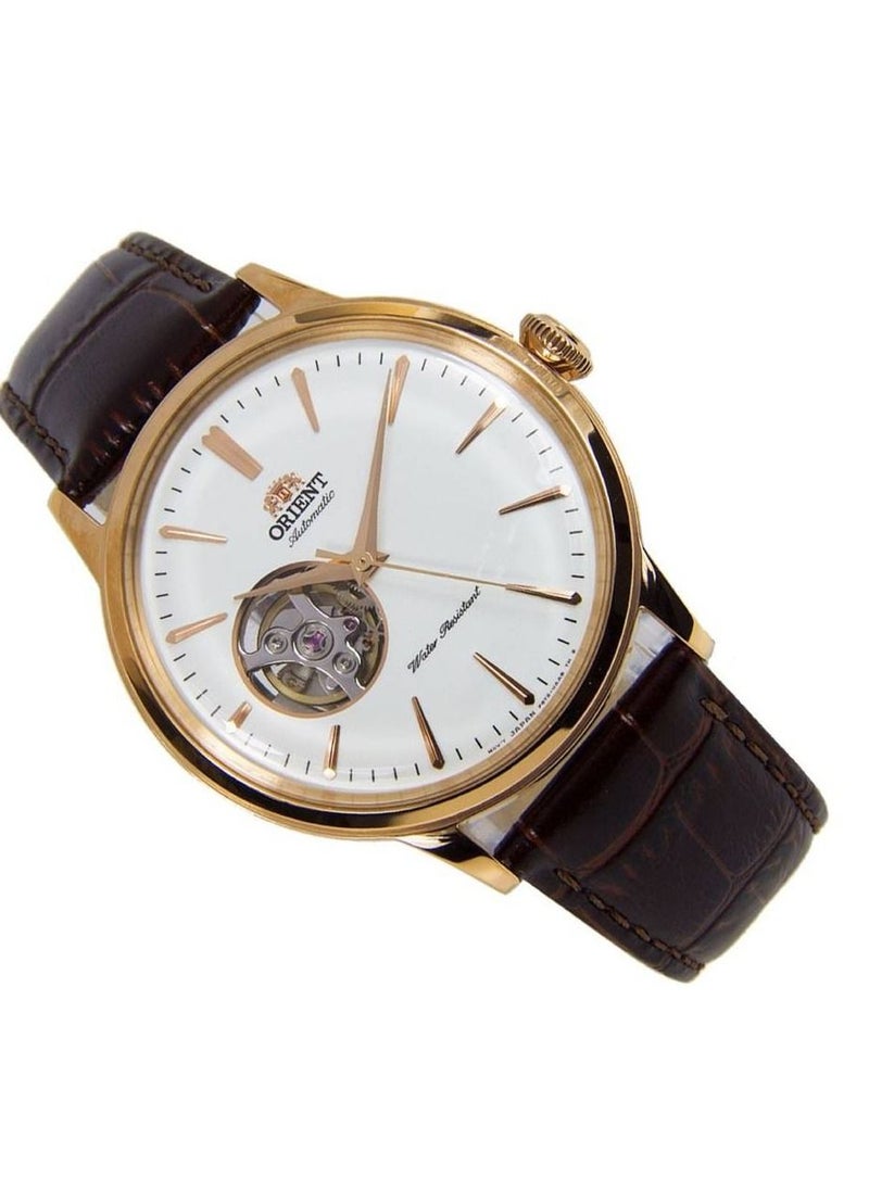 ORIENT - Men's Automatic Skeleton Leather Strap Watch RA-AG0003S - Image 1