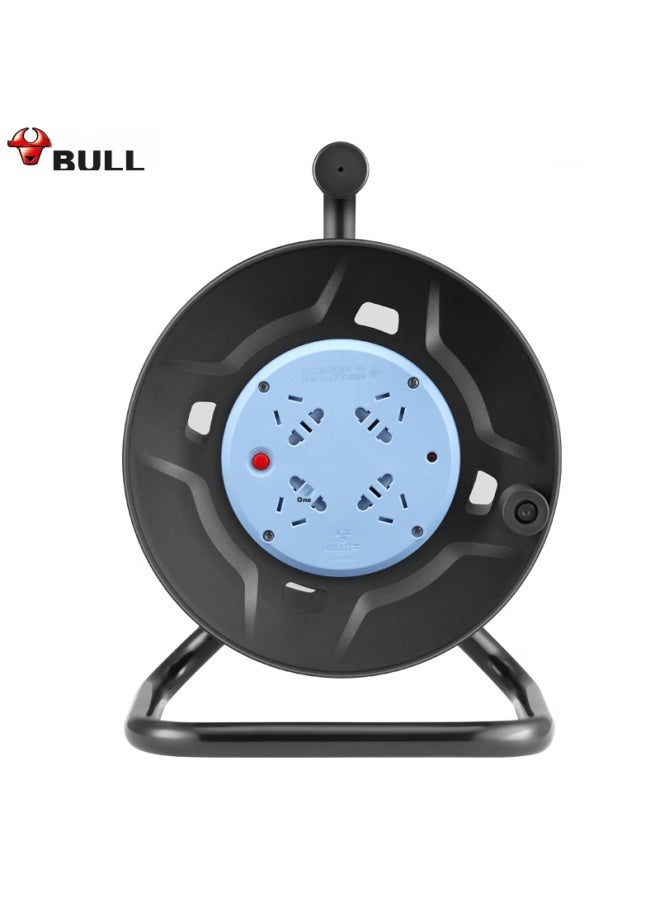 Bull Overheat Protection Cable Reel Socket/power Strip Gn-8030 4-outlet Wireless Reel Cordless Reel For Engineering Use - Image 4