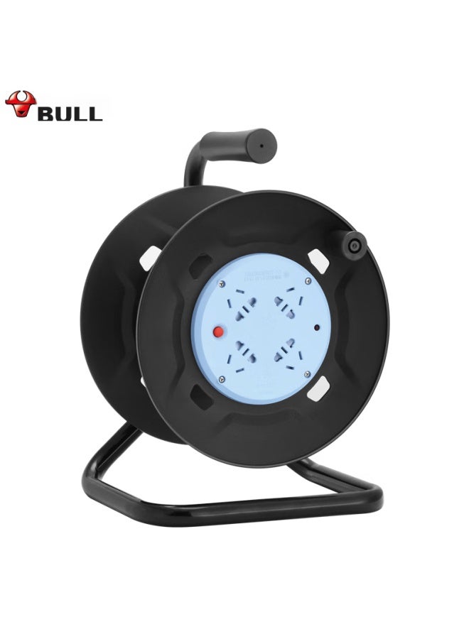 Bull Overheat Protection Cable Reel Socket/power Strip Gn-8030 4-outlet Wireless Reel Cordless Reel For Engineering Use - Image 2