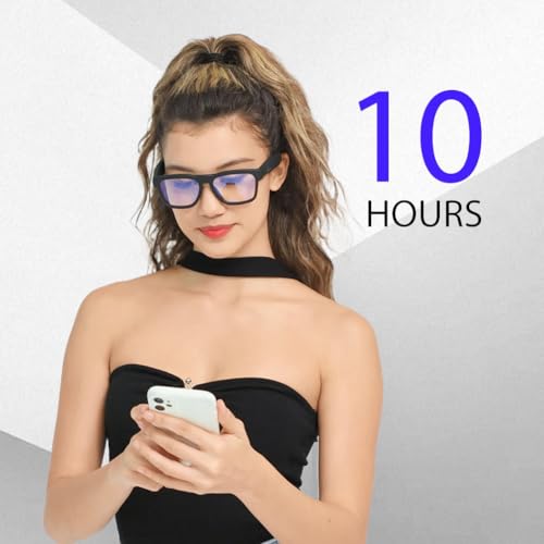 OhO sunshine Bluetooth Audio Sunglasses Lightweight Open Ear Sport Glasses 10H Playtime UV400 ANSI Z871 Water Resistant with Voice Control - Image 3