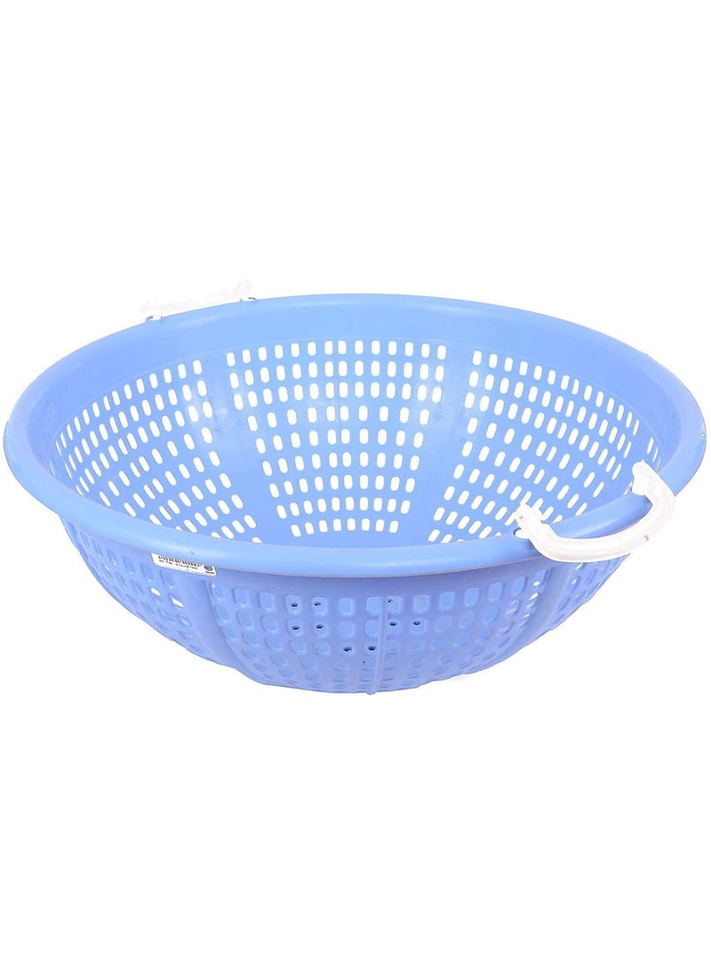 HIGHWAY Highway Unbreakable Plastic Vessel Basket in house for kitchen in Big Size, Blue  - Image 3