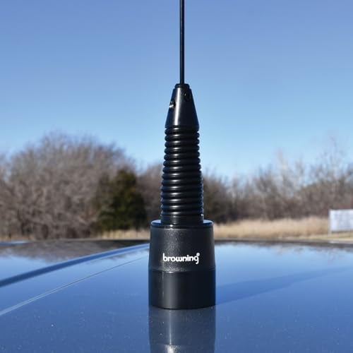 Browning Tram-Browning BR-167-B-S 160-Watt Wide-Band 136 MHz to 174 MHz Unity-Gain Antenna with NMO Mounting, Black - Image 5