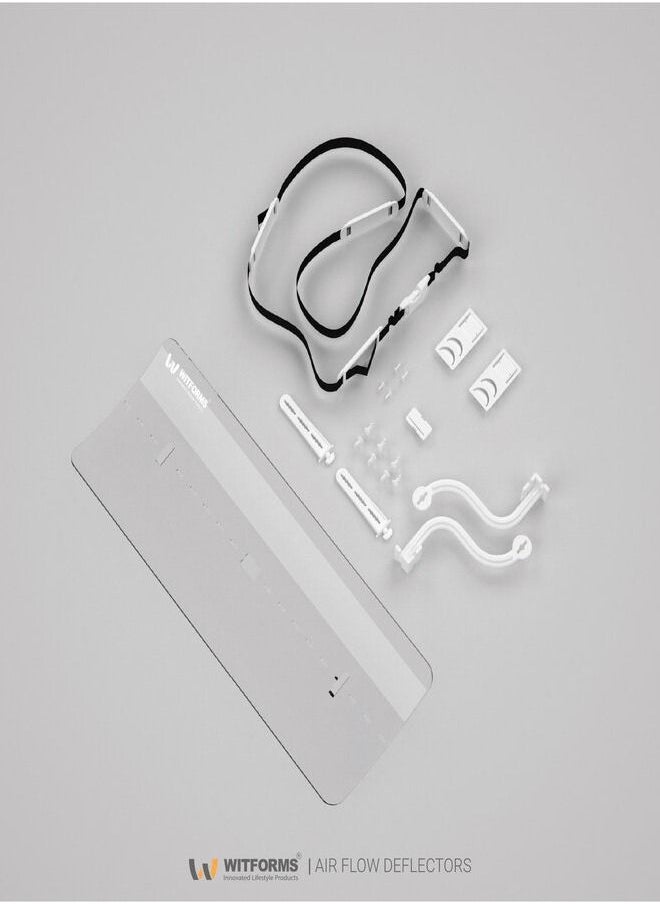 Witforms - Witforms / Stand - Adjustable AC air Deflector Suitable for Booster air conditioners. Enhance Cooling and Heating Circulation - Image 1