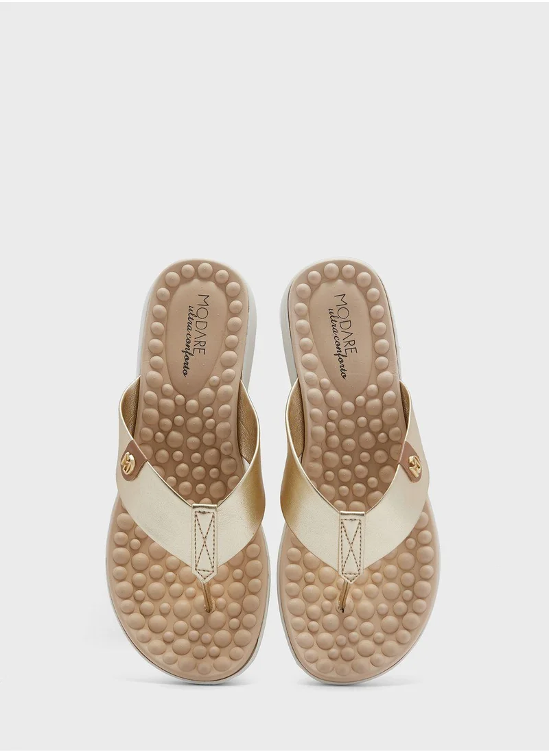MODARE Janelle Single Strap Flat Sandals