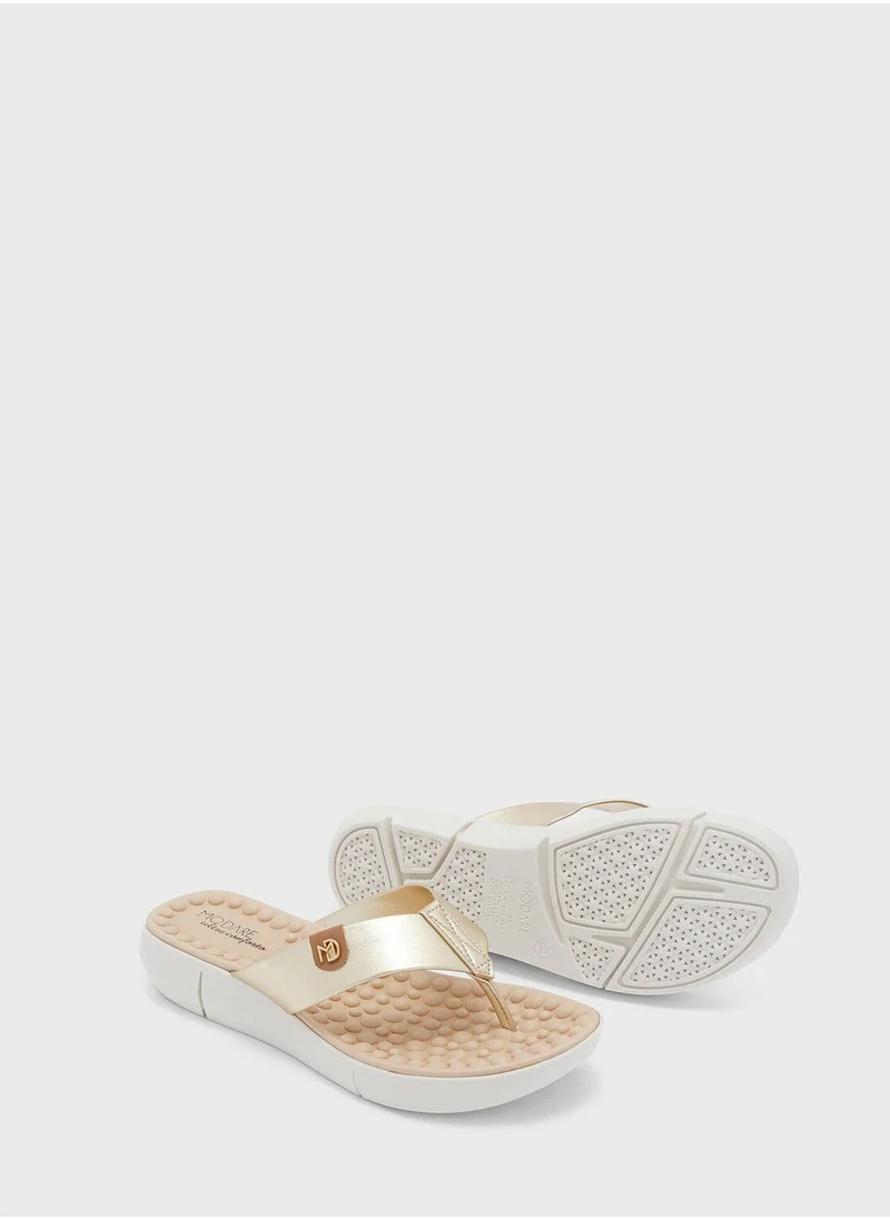 MODARE Janelle Single Strap Flat Sandals