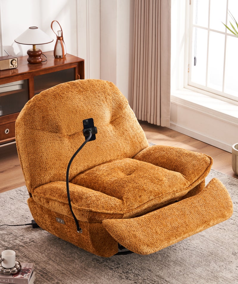 Luxury Electric Recliner Sofa Chair Comfortable Adjustable Living Room Lounge Armchair - Image 2