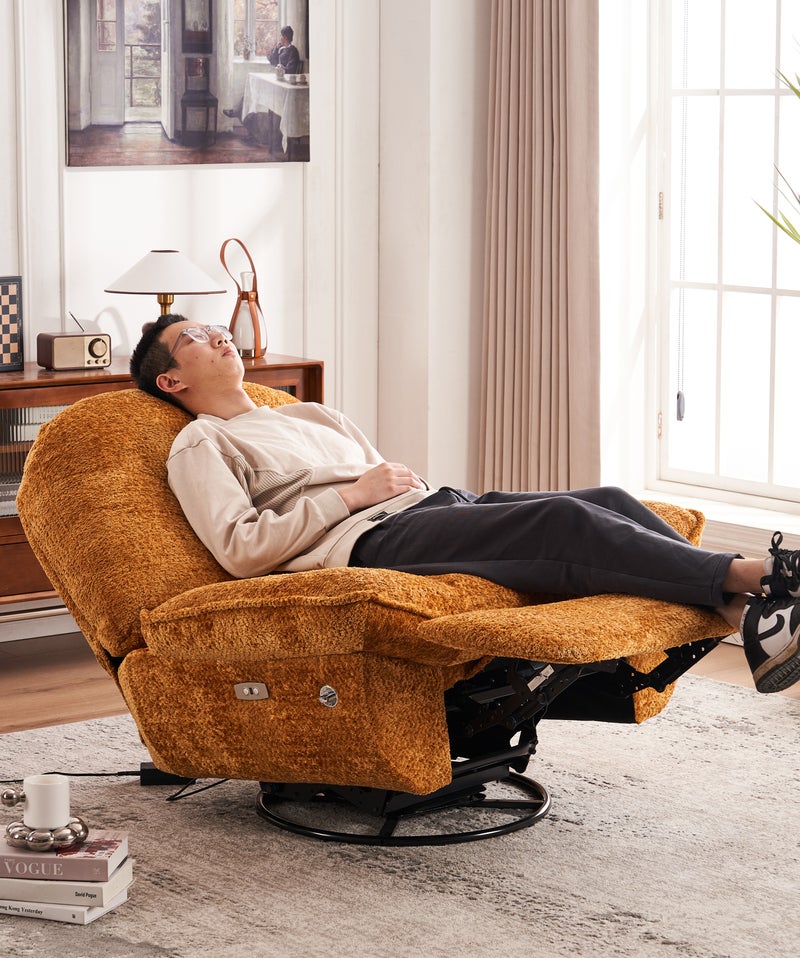 Luxury Electric Recliner Sofa Chair Comfortable Adjustable Living Room Lounge Armchair - Image 5