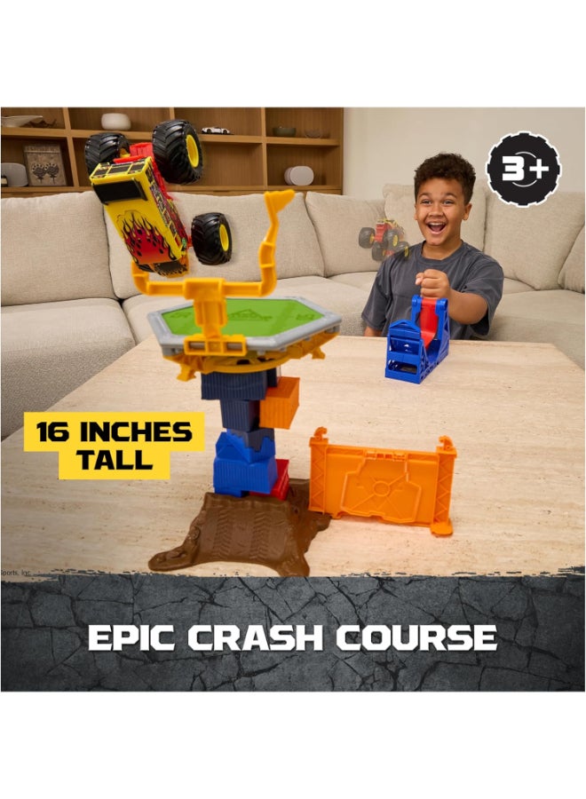 Monster Jam Smash & Bash Classroom Crusher Crash Course Playset (1:64) - Image 2
