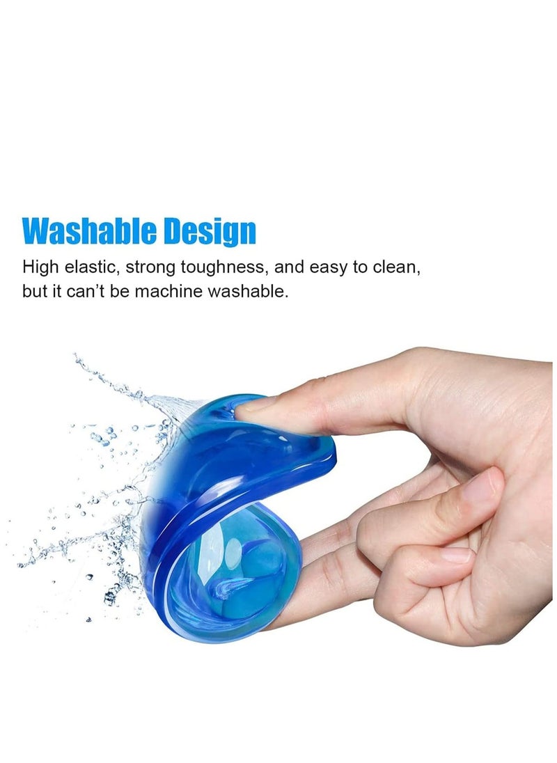 Mouse Wrist Rest Pad Soft Silicone Gel Mouse Wrist Rest Pad Cool Hand Pillow Cushion, Mouse Wrist Support, Ergonomic, Heart-Shaped Translucence, Blue, 4.3 x 2.7inch, Small Size  - Image 4