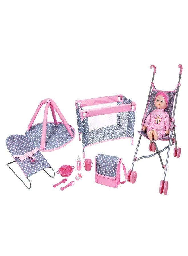 Lissi 5Piece Play Set with Baby Doll & Accessories - Image 1