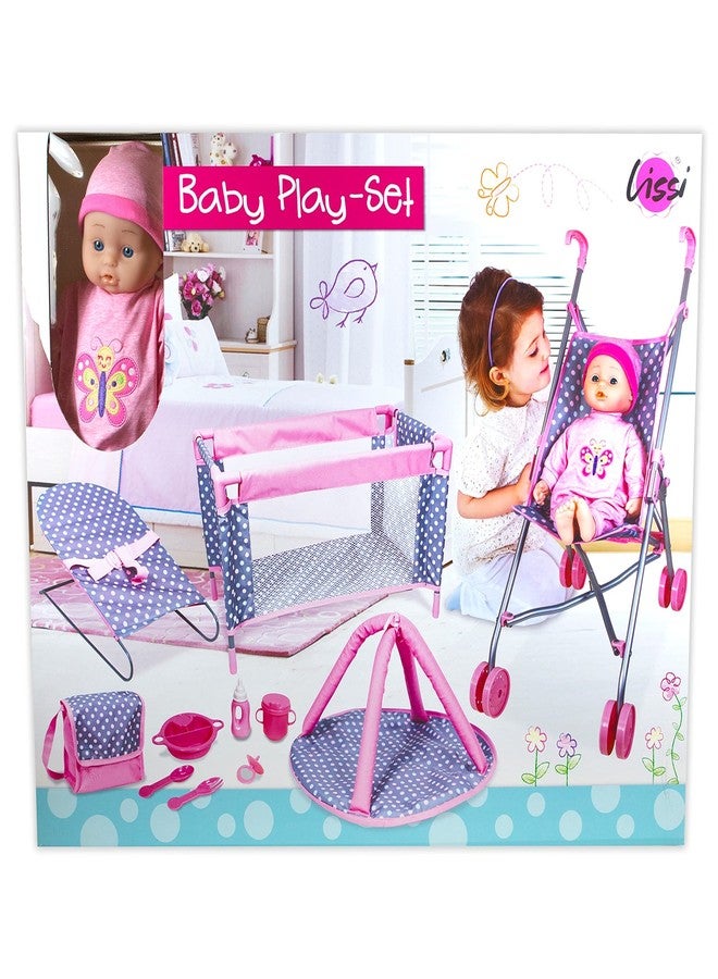Lissi 5Piece Play Set with Baby Doll & Accessories - Image 2