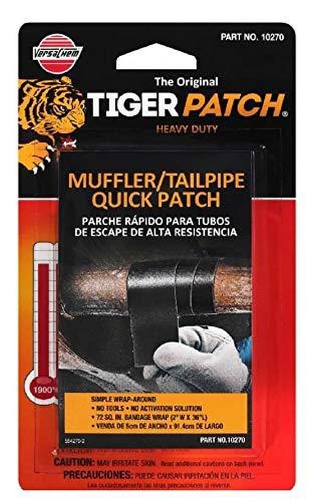 Versachem Tiger Patch Muffler & TAILPIPE WRAP - 2 INCH X 36 INCH - Image 5