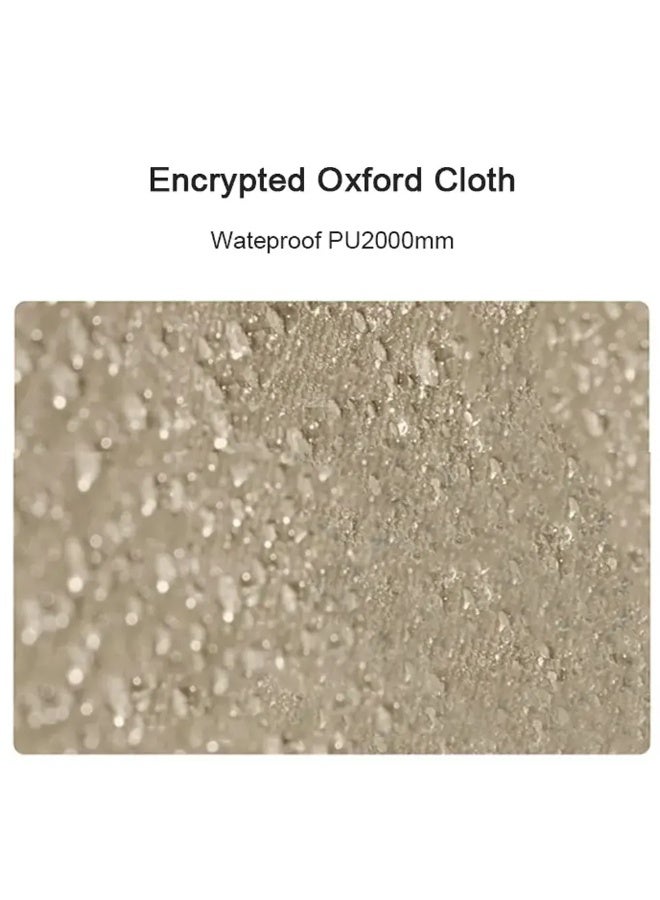 توبيز خيمة توبي الجديدة للتخييم الخارجي بطبقتين، تتسع من ٤ إلى ٦ أشخاص، غرفة نوم وغرفة معيشة، كابينة عائلية (أخضر) - Image 4