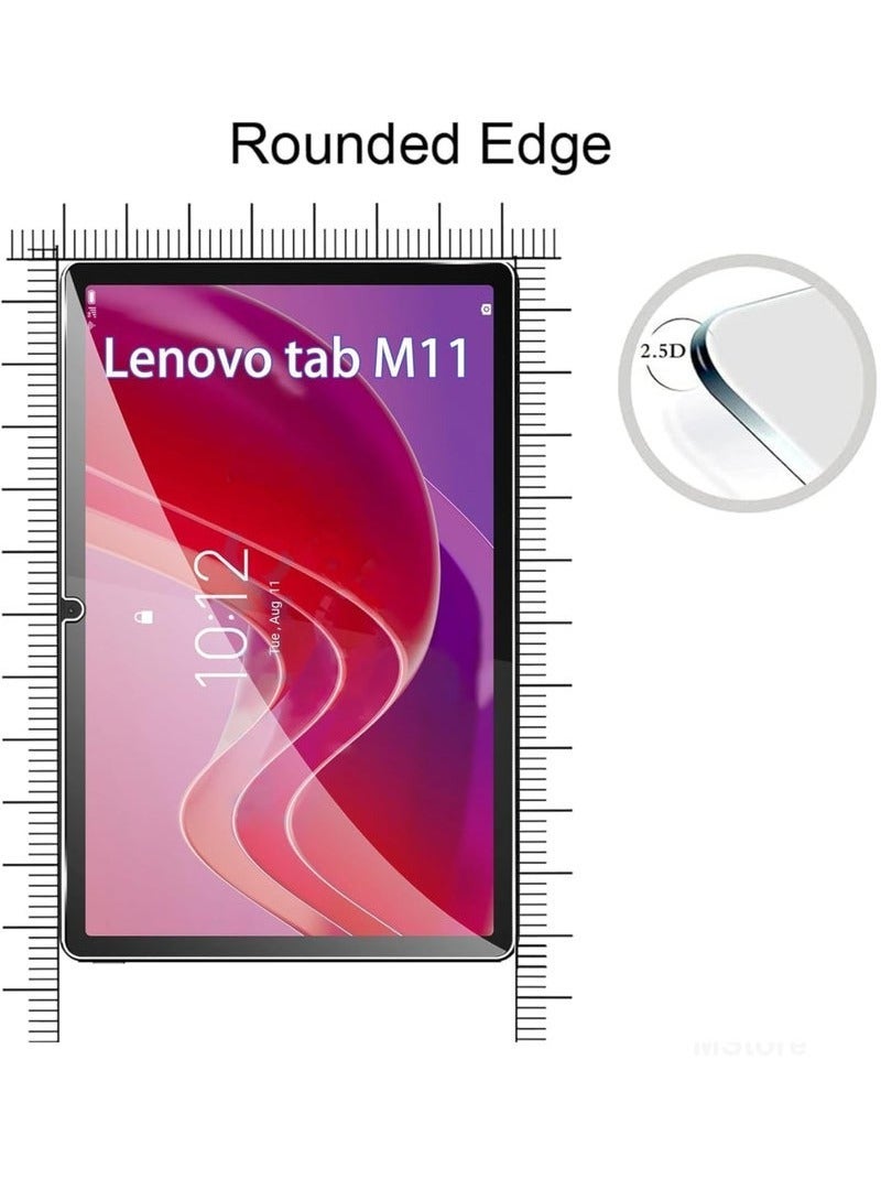 يوارب كينج واقي شاشة من الزجاج المقوى لجهاز Lenovo Tab M11-11.0 بوصة شفاف - Image 3