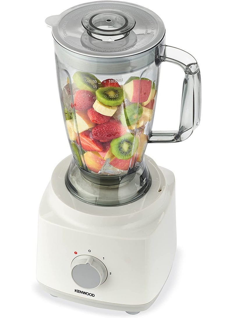 كينوود محضر طعام، خلاط، مخفق، صانع العجين 2 L 750 W FDP03.C0WH أبيض - Image 2