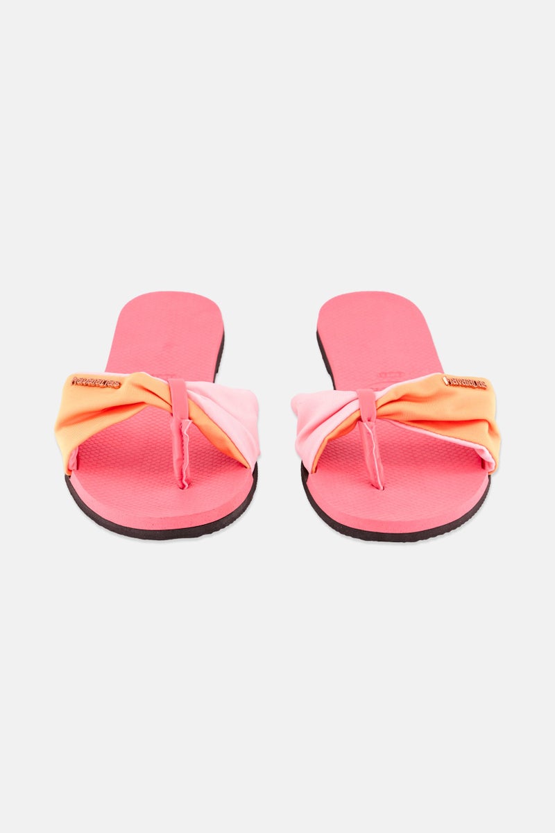 Women Style 2 You St Trop Slip On Slippers, Pink Combo