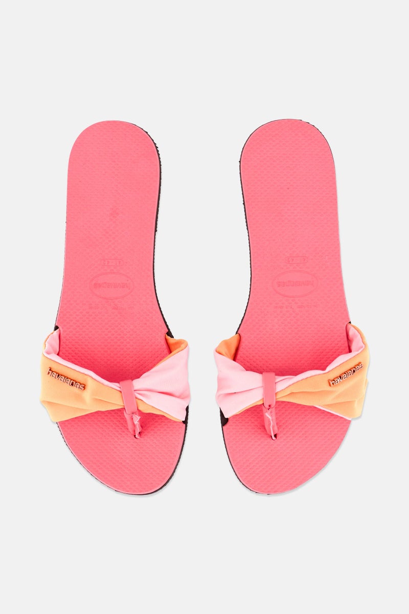 Women Style 2 You St Trop Slip On Slippers, Pink Combo