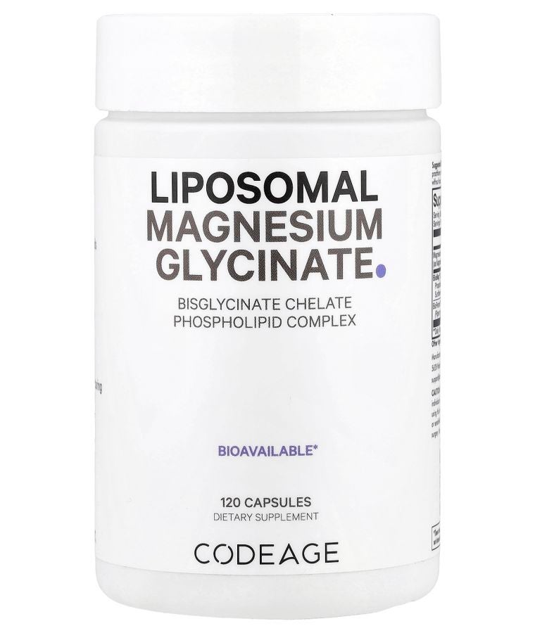 Codeage Liposomal Magnesium Glycinate 120 Vegetable Capsules