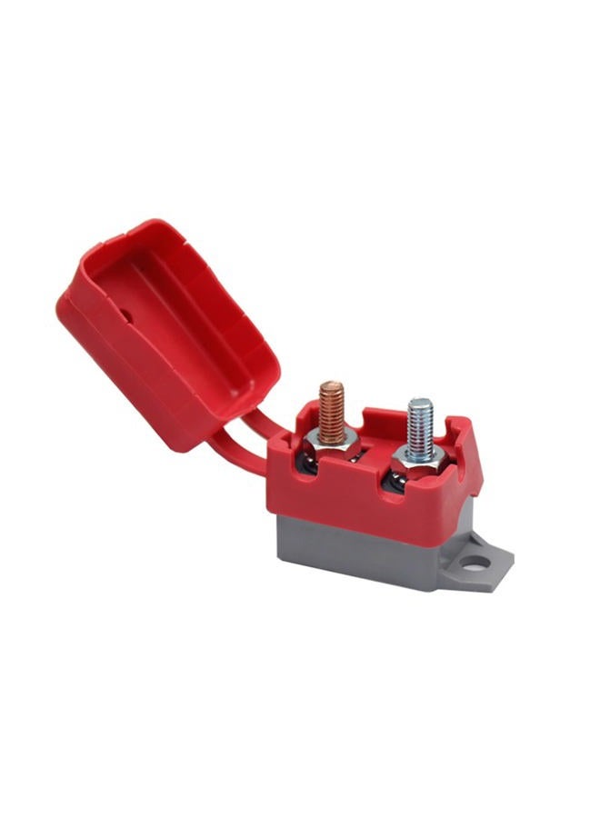 N.C 20A DC 12V - 24V- 48V Automatic Reset Circuit Breaker with Cover Stud Bolt for for Battery Chargers, Trucks, Buses, Electric Cars, Car Engines and More - Image 1