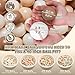 GOGOSO Ball Pit Balls for Toddlers PhthalateFree BPAFree NonToxic Crush Proof Soft Plastic Play Balls Baby Kids Shape Tent Pool Playhouse Playpen Party DecorCoffee Brown Beige50PCS - Image 4