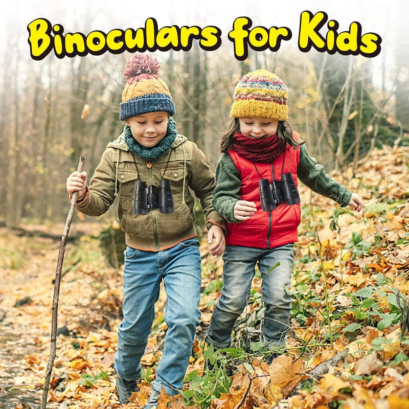 ESSENSON Binoculars for Kids Toys Gifts for Age 3-12 Years Old Boys Girls Kids Telescope Outdoor Toys for Sports and Outside Play Hiking, Bird Watching, Travel, Camping, Birthday Presents (Black) - Image 5