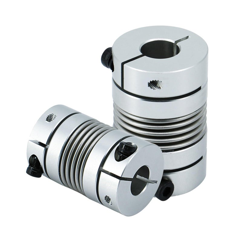 Aluminum Alloy Flexible Bellows Coupling 10x12mm For Encoder Step Servo Motor - Image 5