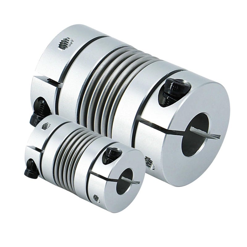 Aluminum Alloy Flexible Bellows Coupling 10x12mm For Encoder Step Servo Motor - Image 3