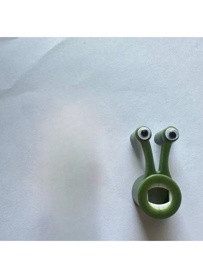 Green Snail Notebook Stand Page Flip Bookmark Portable Desk Organizer - Image 1