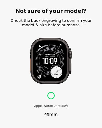 amBand Rugged Case with Band for Apple Watch Ultra 321 49mm M3 Military Grade Shockproof Cover Includes Screen Protector Kit Tactical Band for Men Compatible with iWatch Ultra Matte Black - Image 3