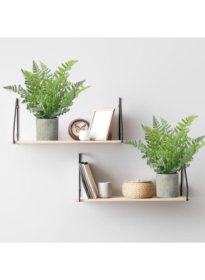 FAVOWREATH 2 Pack Small Fake Plants Potted Artificial Plants for Home Decor Office Room Farmhouse Indoor Table Bathroom Decor - Image 5