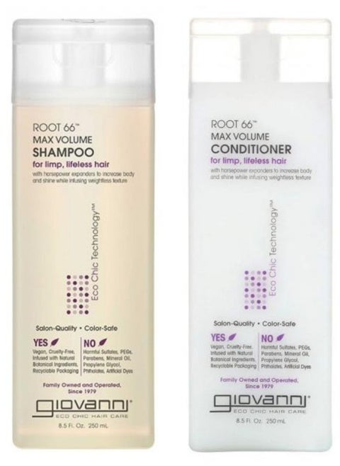 Giovanni 66 Roots Ultimate Volume Conditioner + 66 Roots Ultimate Volume Shampoo Set