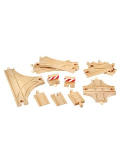 Brio BRIO World 33307 - Advanced Expansion Pack - 11 Piece Set of Wooden Train Tracks for Kids | Train Set Expansion | Fun Learning Toy | Compatible with All Railway Toys | FSC Certified  - Image 2