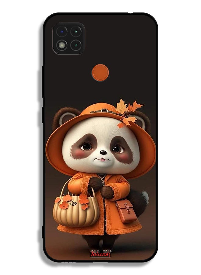 Tolwak Xiaomi Redmi 9C Protective Case Cover Cute Panda Lady Style  - Image 2