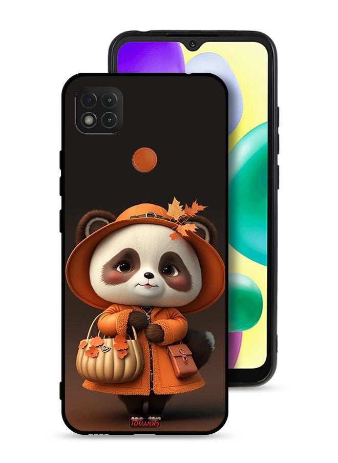 Tolwak Xiaomi Redmi 9C Protective Case Cover Cute Panda Lady Style  - Image 1