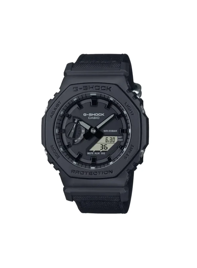 G-SHOCK Men's Cloth Analog-Digital Watch GA-2100BCE-1ADR - 45.4 mm