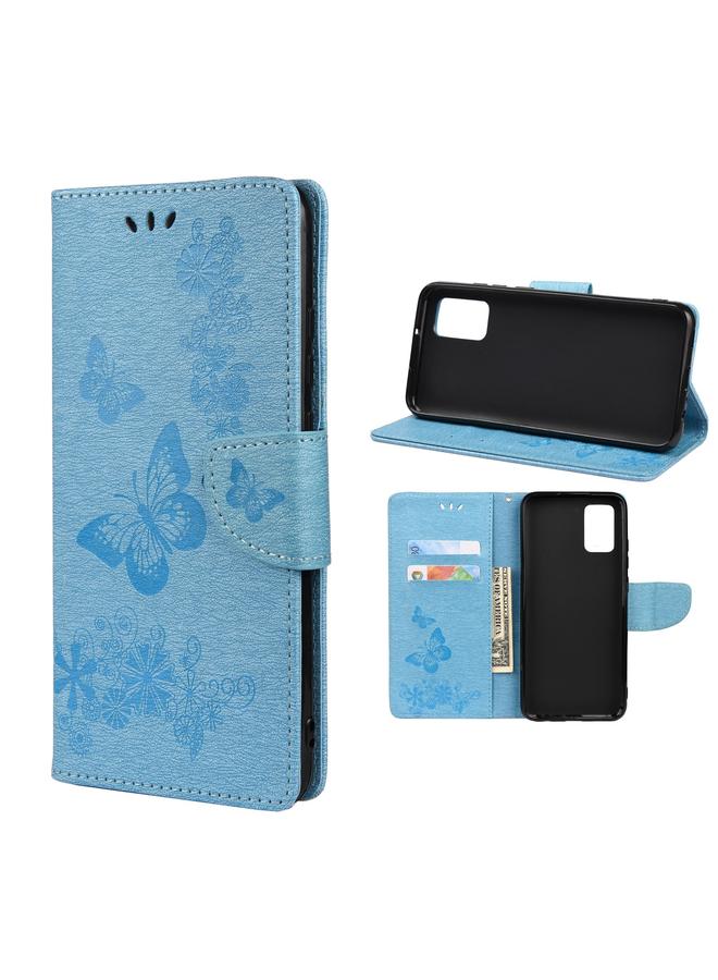 The Bros Case For Xiaomi Redmi Note 11 Pro Butterfly Embossed Horizontal Flip Leather Phone Case with Card Slot & Holder