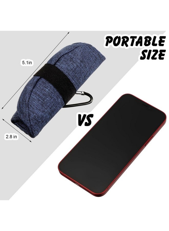 Meanplan 2 Pack Portable Dog Bowls Foldable Travel Dog Dish Portable Dog Water Bowl Water And Food Bowls Pet Hiking Accessories For Small And Large Dogs (Dark Blue, 40 Oz) - Image 3