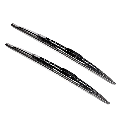 JustCar 2Pcs for Jeep Wrangler Windshield Wiper Blades 20072017 Original Equipment Automotive Replacement Windshield Wiper Blades for My Car 15 15 inch Set of 2 - Image 1