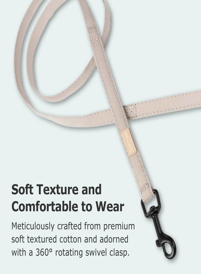 FuzzYard Life Dog Lead | Size L | Stylish Premium Cotton Design in Sandstone Perfect for Everyday Walking and Training - Image 3