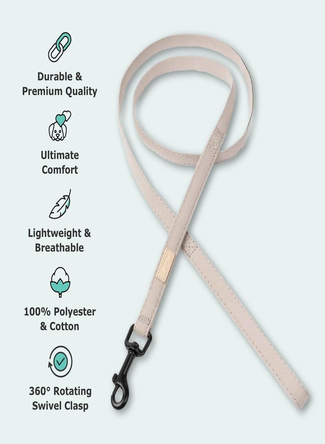 FuzzYard Life Dog Lead | Size L | Stylish Premium Cotton Design in Sandstone Perfect for Everyday Walking and Training - Image 2