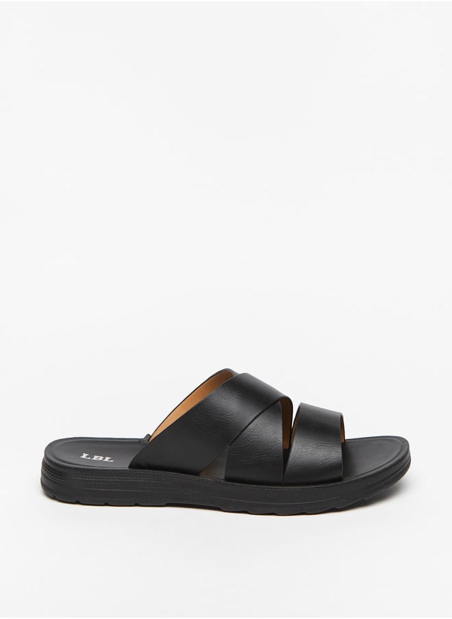 LBL by Shoexpress Mens Solid SlipOn Sandals  - Image 1