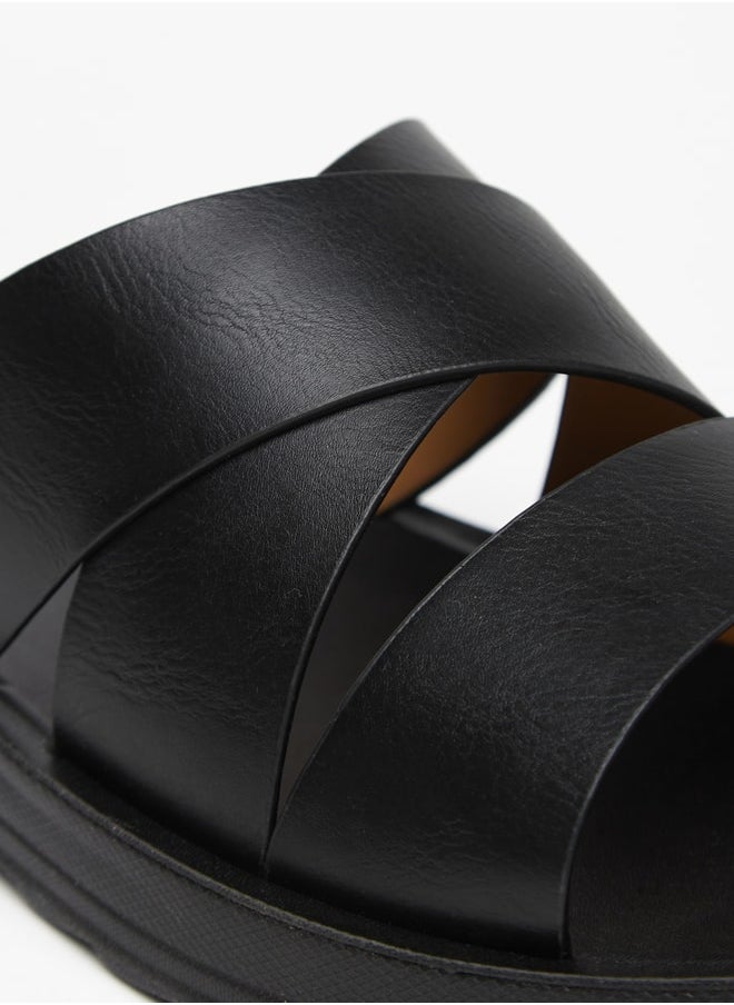 LBL by Shoexpress Mens Solid SlipOn Sandals  - Image 5