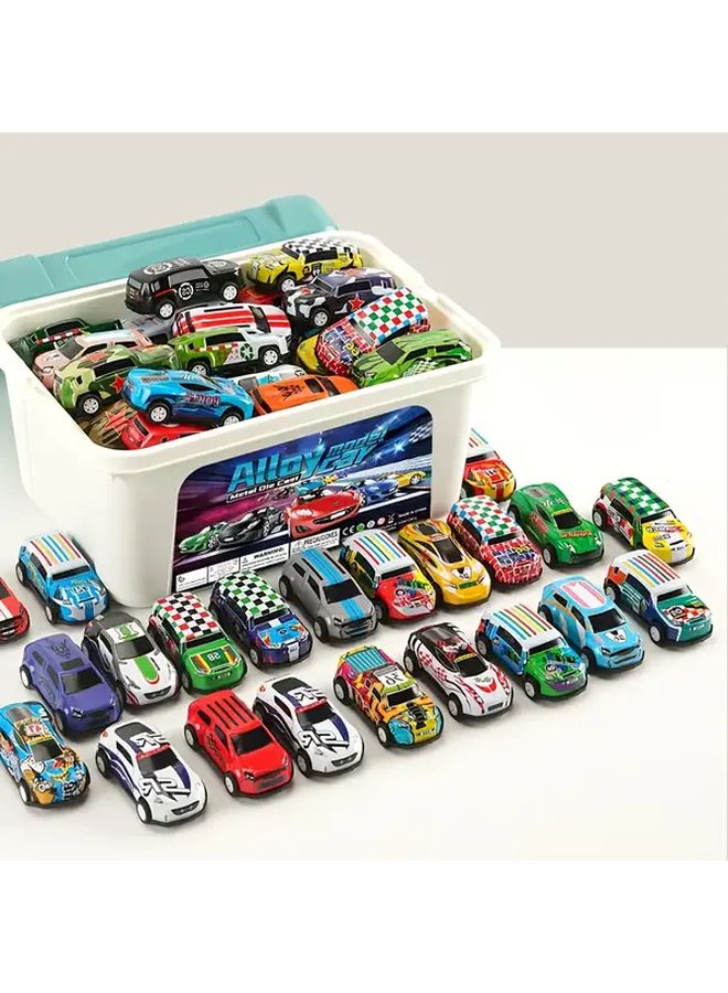 10pcs Pull Back Cars Mini Racing Toy Cars Bulk Party Gift Bag Christmas Stuffing - Image 2