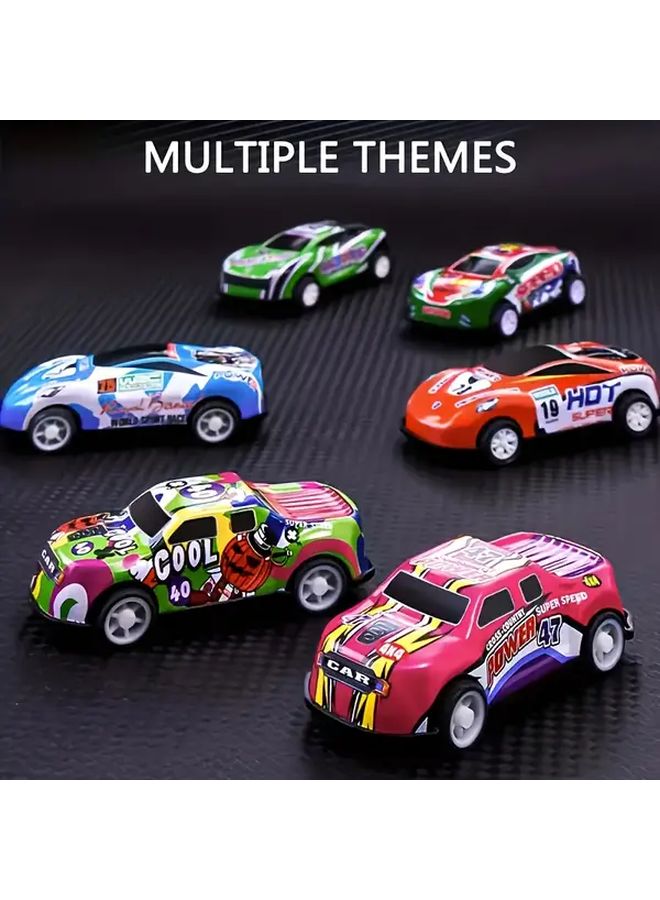 10pcs Pull Back Cars Mini Racing Toy Cars Bulk Party Gift Bag Christmas Stuffing - Image 4