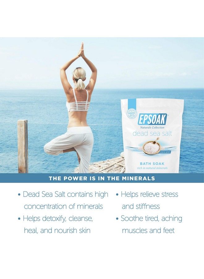 Epsoak Dead Sea Salt 2 lb Bag Fine Grain - Image 5