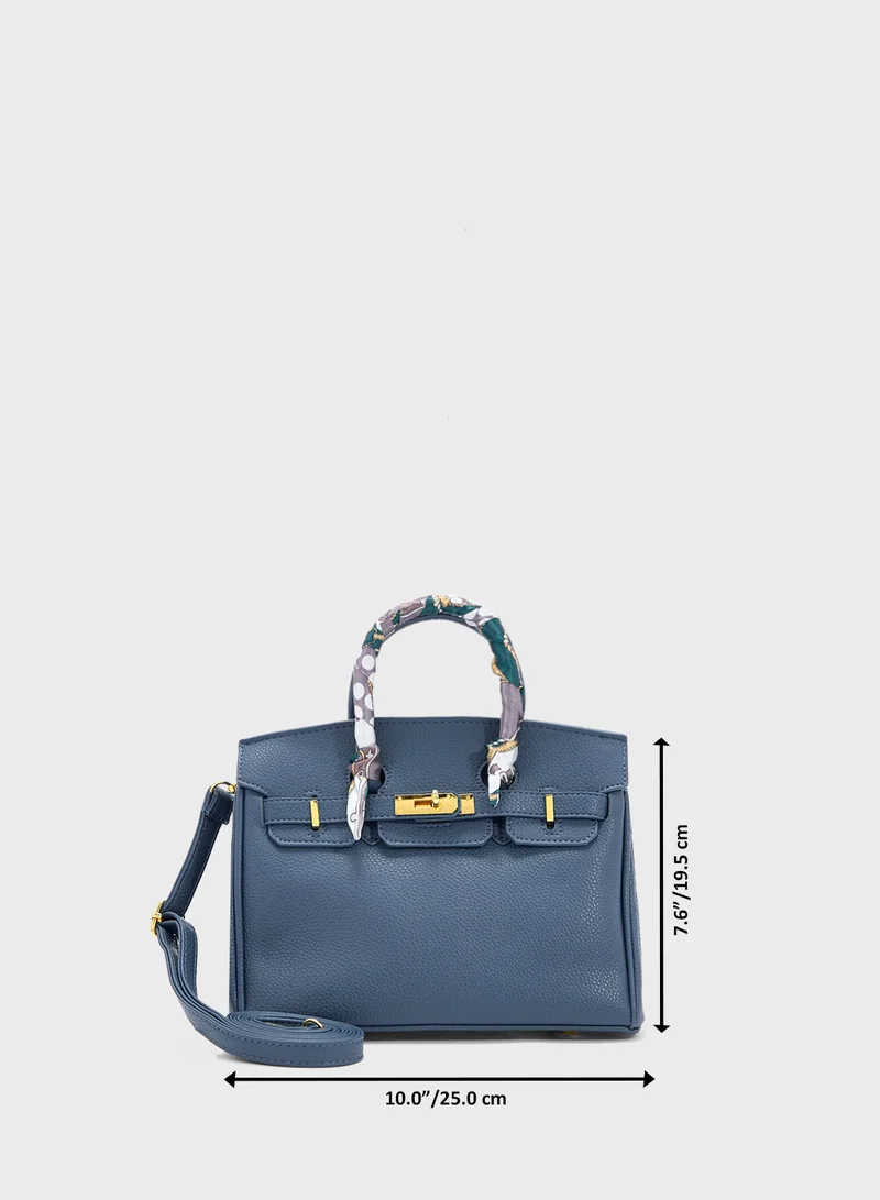 ELLA Classic Grain Large Handbag