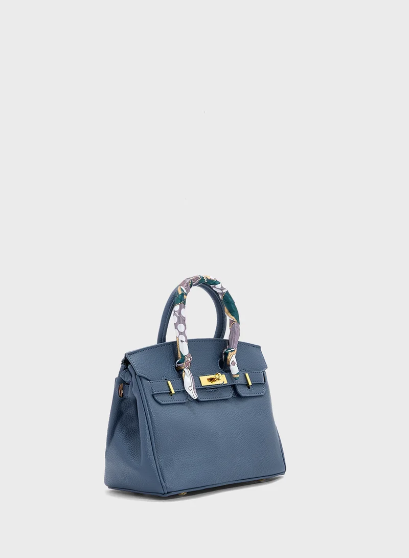 ELLA Classic Grain Large Handbag