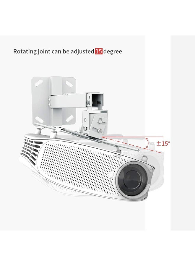 Wownect Ceiling Mount For LCD/DLP Adjustable Height Projector Silver - Image 5